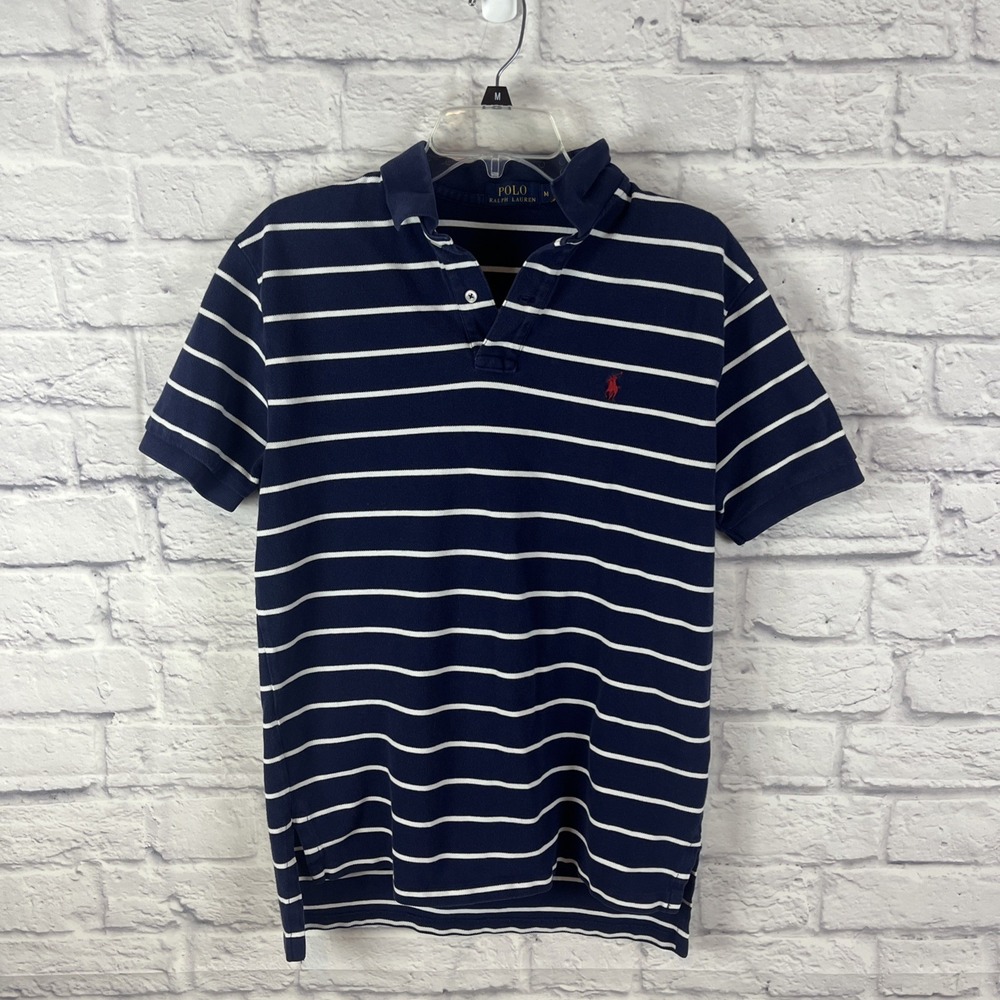Polo Ralph Lauren Men's Striped Classic Normcore Preppy Sporty  Shirt Size M